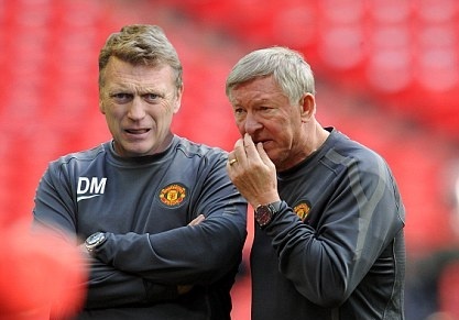 Sir Alex, Beckham va Rooney noi gi ve David Moyes? hinh anh