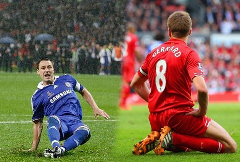 Gerrard va Terry: Hai cu nga, hai so phan hinh anh