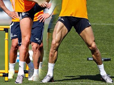 Chan cua Ronaldo 'bien hinh' trong buoi tap gap Valladolid hinh anh