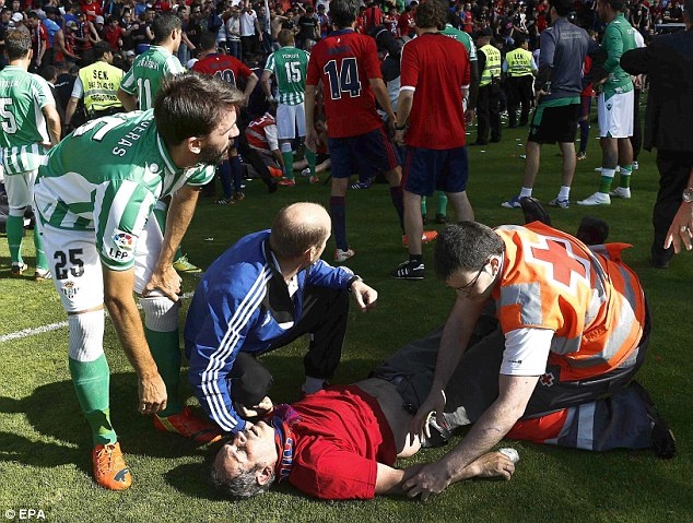 68 nguoi bi thuong do hang rao san van dong do o La Liga hinh anh