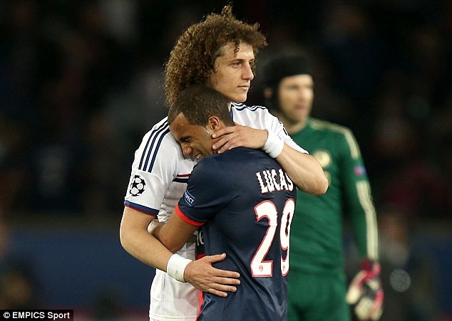 Vuot qua kiem tra y te, David Luiz 99% la nguoi PSG hinh anh