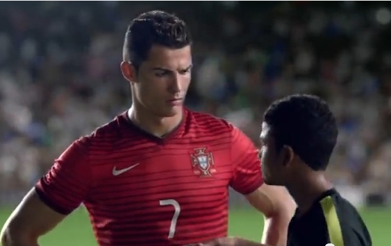CR7 cung dan sieu sao toa sang o clip quang cao World Cup hinh anh