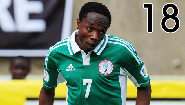 Tiền đạo Fabrice Olinga của Cameroon là cầu thủ trẻ nhất tham dự World Cup năm nay. Chân sút thuộc biên chế Malaga vừa tròn 18 tuổi hôm 12/5 vừa qua.