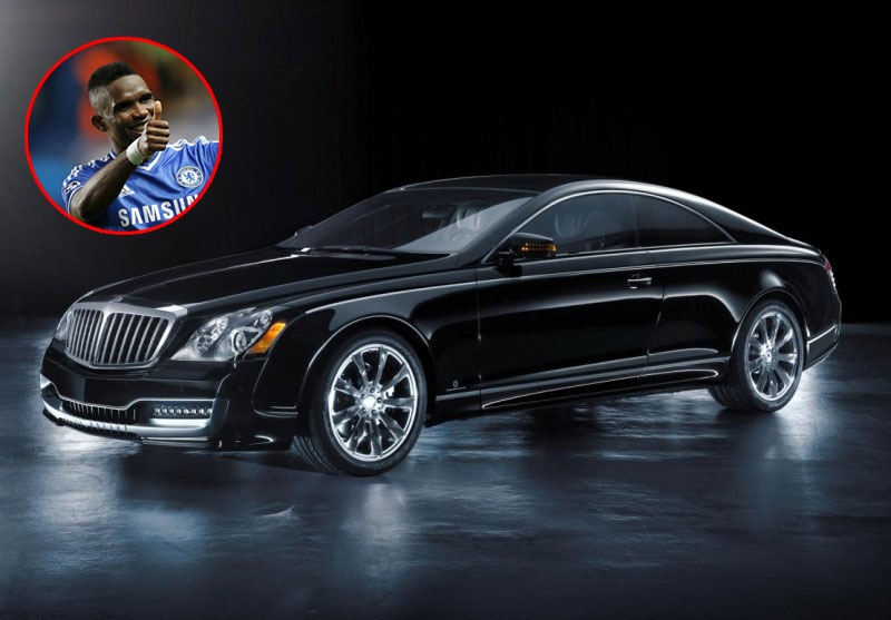 Eto’o từng có thời điểm là cầu thủ hưởng lương cao nhất thế giới. Bởi thế chẳng ngạc nhiên khi cựu sao Barca tiêu tốn tới 3,98 triệu bảng cho bộ sưu tập xế khủng của mình. Trong đó chiếc Maybach 57 S Coupe Xanatec có giá 600.000 bảng thường xuyên được Eto’o sử dụng. Ngoài ra, chân sút người Cameroon cũng hay dùng chiếc Aston Martin One - 77 sáng loáng.