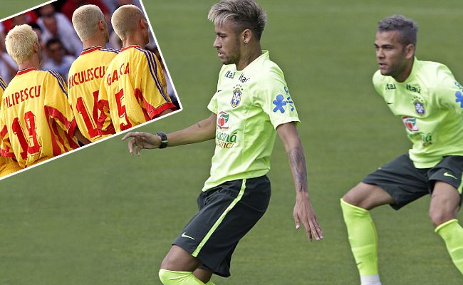 Neymar, Alves nhuom vang toc nhu tuyen thu Romania nam 1998 hinh anh