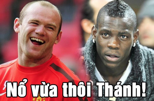 Anh che Rooney cuoi khay thanh no Balotelli hinh anh