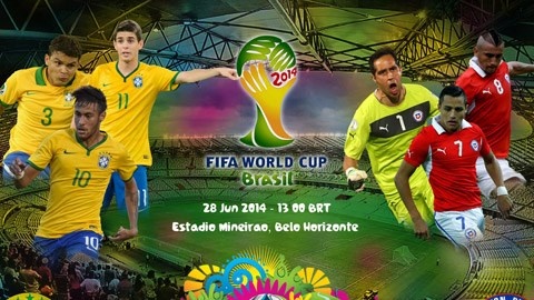 Brazil - Chile: Samba giua bien lua hinh anh