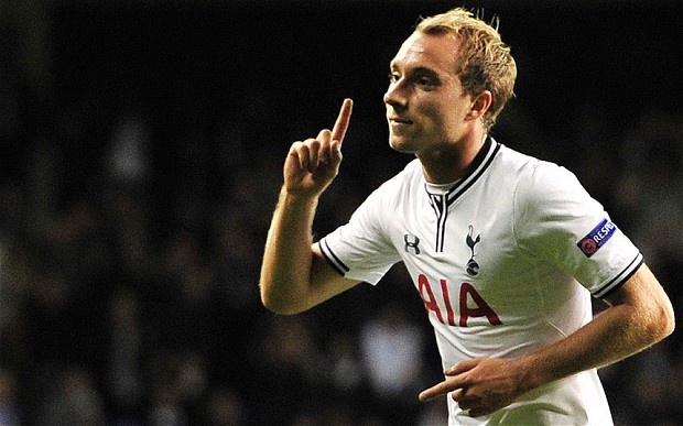 Hè năm ngoái, Eriksen nhận được rất nhiều lời mời từ các CLB lớn nhưng anh lại quyết định chọn Tottenham. Tại White Hart Lane, dù ghi 7 bàn và kiến tạo 8 lần sau 25 trận tại Premier League song ngôi sao 22 tuổi người Đan Mạch vẫn không thể giúp Spurs giành vé dự Champions League mùa tới.