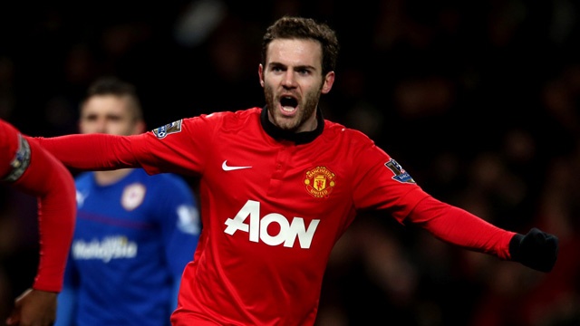 Mata chuyển sang khoác áo M.U tháng 1/2014 với nhiệm vụ giúp Quỷ đỏ tìm kiếm chiếc vé dự Champions League mùa tới. Dù ghi 6 bàn sau 15 trận, song những đóng góp của ngôi sao người Tây Ban Nha chưa đủ lớn để giúp Quỷ đỏ giành quyền tham dự giải đấu danh giá nhất cựu lục địa.