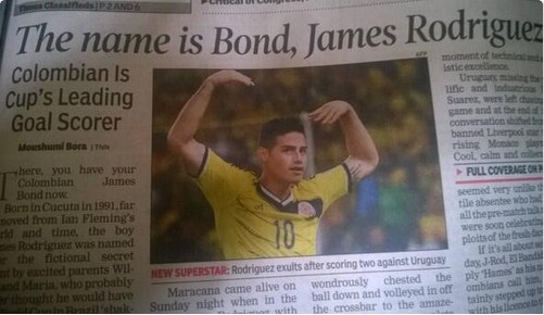 Tân binh trị giá 88 triệu euro của Real Madrid được bố mẹ đặt theo tên của nam diễn viên chính nổi tiếng James Bond trong serie phim kinh điển Điệp viên 007.