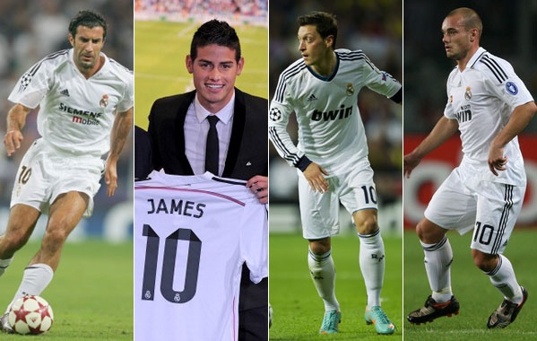 James Rodriguez va nhung so 10 gan nhat cua Real hinh anh