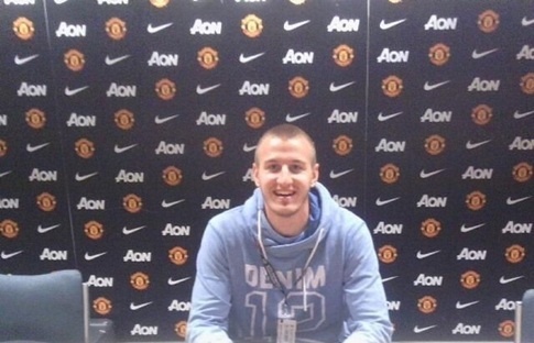 Milinkovic là thủ môn đầy hứa hẹn của bóng đá Serbia. Ảnh: Manutd.com.