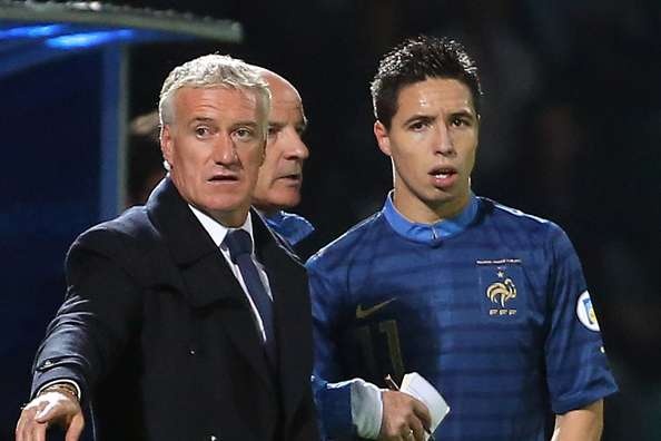 Nasri không phục HLV Didier Deschamps. Ảnh: Goal.