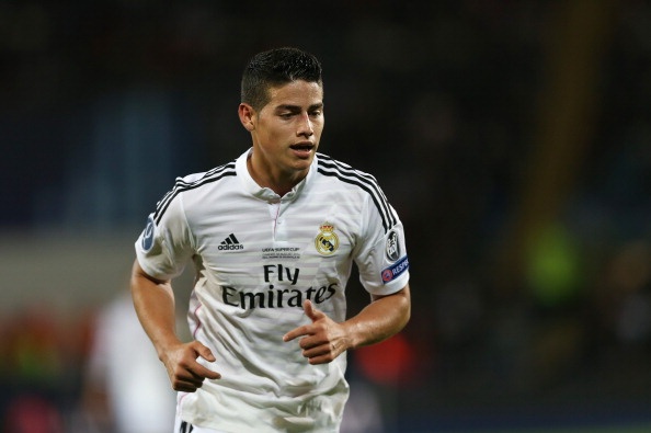 Tại World Cup vừa qua, James Rodriguez thi đấu rất thuyết phục và giành Vua phá lưới với 6 pha lập công. Chứng kiến màn trình diễn của tuyển thủ người Colombia, Real Madrid quyết định duyệt chi 80 triệu euro để đón ngôi sao 23 tuổi về từ Monaco.