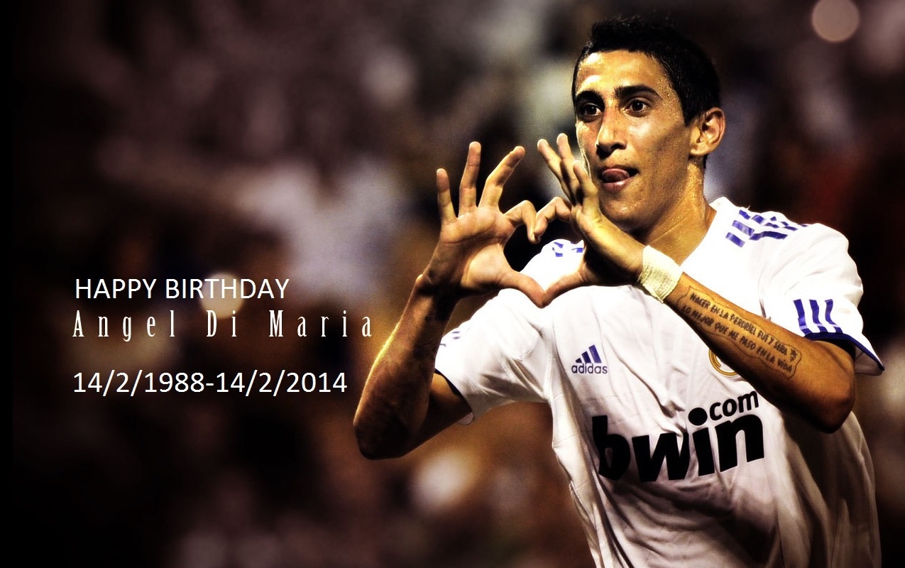 13. Di Maria sinh ngày 14/2/1988, trùng với ngày lễ tình nhân Valentine. Nhiều người nói vui rằng, nhờ sinh vào ngày đặc biệt đó, Di Maria trở thành người thành đạt và được công chúng biết đến.
