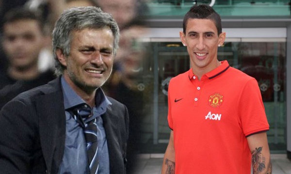 Anh vui Mourinho khoc than khi Di Maria gia nhap M.U hinh anh