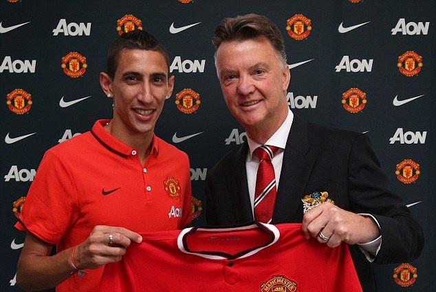 Di Maria - cầu thủ đắt giá nhất lịch sử bóng đá Anh. Ảnh: Daily Mail.