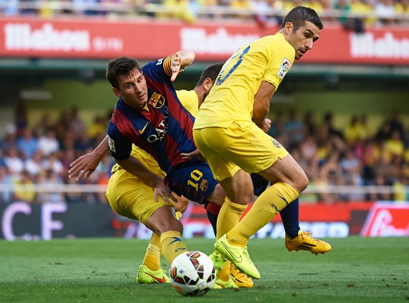 Dù không ghi bàn, Messi vẫn được đánh giá là người chơi hay nhất trận gặp Villarreal.
