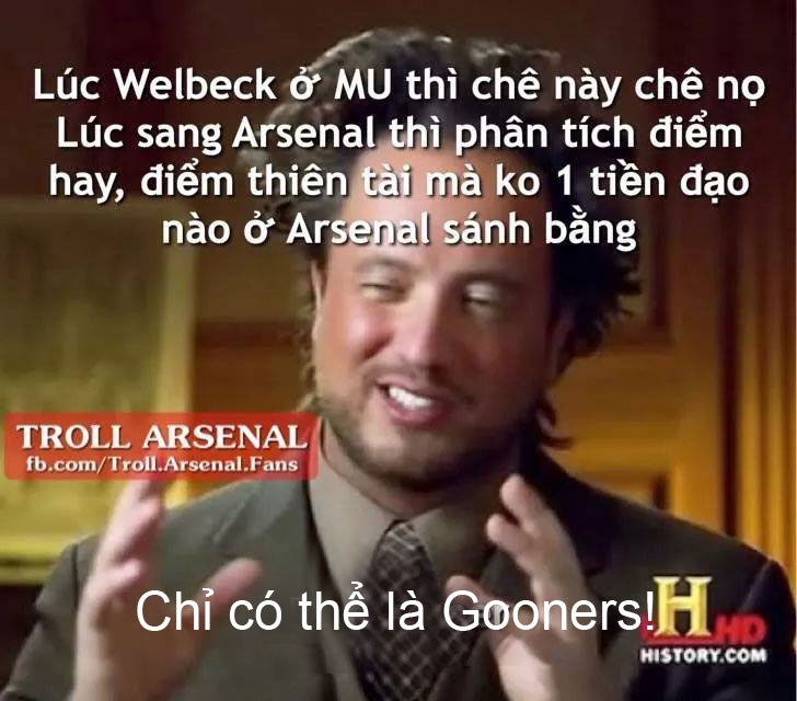 Fan Arsenal chê Welbeck ỉ ôi khi cầu thủ này ở M.U. Tuy nhiên, họ lại khen chân sút người Anh nức nở khi 