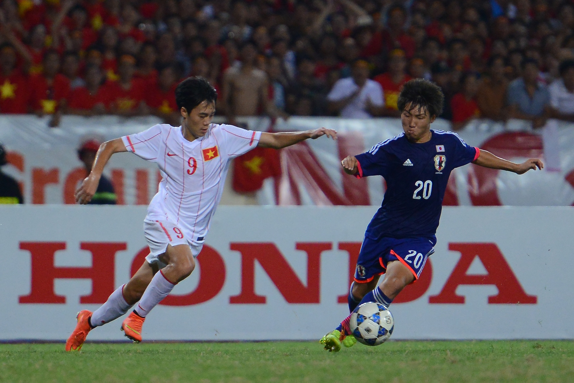 Các cầu thủ U19 Việt Nam nhập cuộc rất tự tin cho dù U19 Nhật Bản được đánh giá cao hơn về mọi mặt.