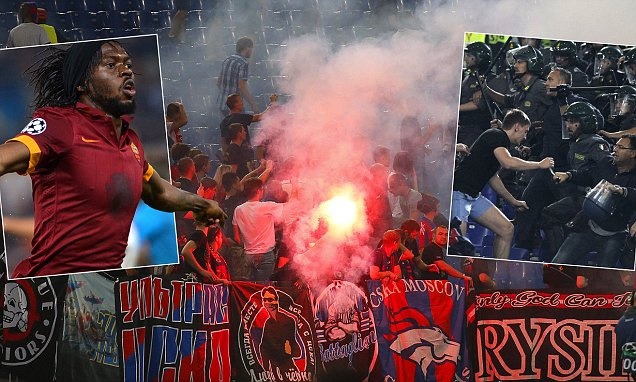 CDV Nga hon chien voi canh sat sau khi CSKA Moscow thua Roma hinh anh