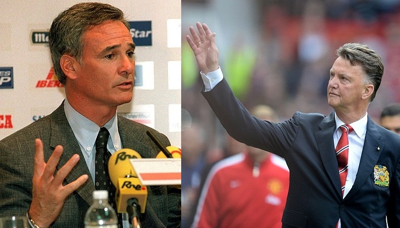 Van Gaal bị ví là “Gã thợ hàn” giống cựu HLV Chelsea, Claudio Ranieri. Ảnh: Daily Mail.
