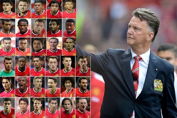 Van Gaal su dung 33 cau thu chi trong 5 tran hinh anh