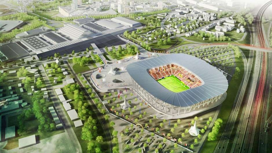 Sân vận động quốc gia Brussels Là nơi diễn ra 3 trận đấu thuộc vòng bảng, 1 trận thuộc vòng 16 đội. Sức chứa: 60.000 chỗ ngồi.