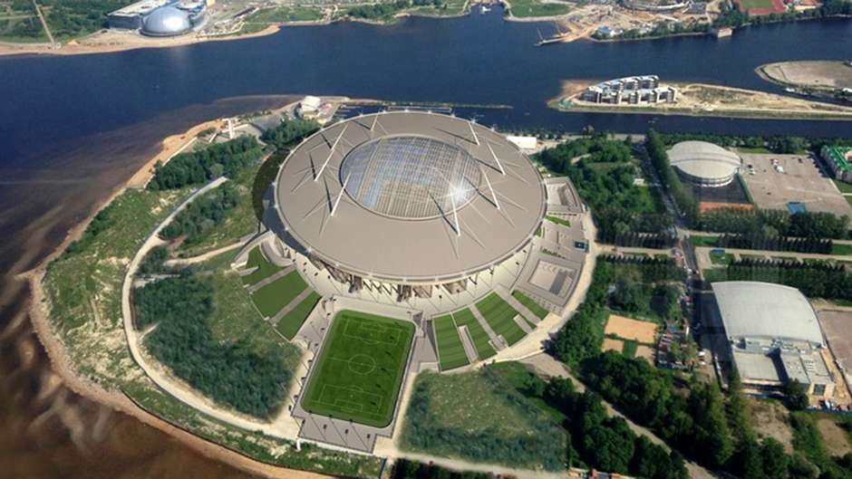 Sân New Zenit là nơi diễn ra 3 trận thuộc vòng bảng, 1 trận tứ kết.Sức chứa: 69.500 chỗ ngồi.