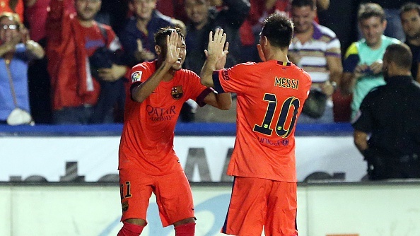 Neymar va Messi toa sang trong chien thang 5 sao cua Barca hinh anh