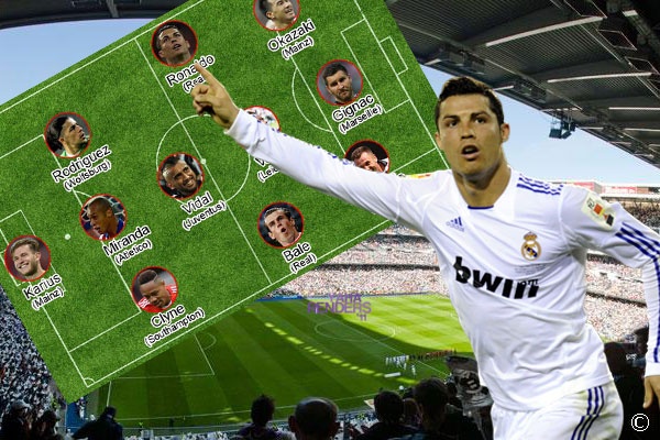 Ronaldo noi bat trong doi hinh tieu bieu the gioi tuan qua hinh anh