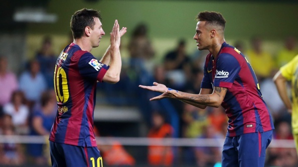 Barca 6-0 Granada: Neymar lap hat-trick, Messi vuot moc 400 hinh anh