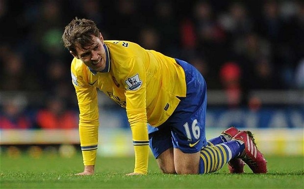 Ramsey bị đau gân khoeo trong cuộc đại chiến với Tottenham hôm 27/9. Bộ phận y tế của Pháo thủ xác nhận tuyển thủ xứ Wales mất khoảng 1 tháng để điều trị chấn thương này.