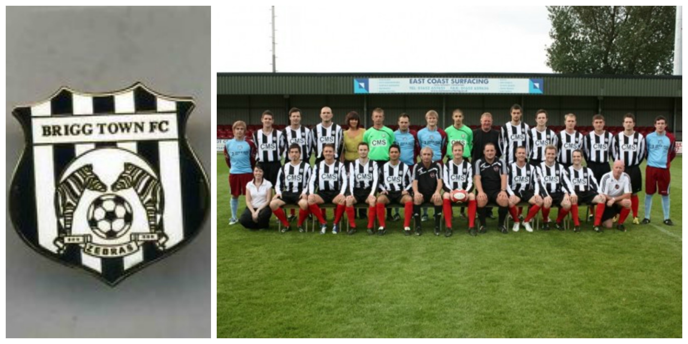 Brigg Town được xây dựng tại bắc Lincolnshire năm 1864. Tuy nhiên, trong 150 năm tồn tại, Brigg Town chỉ có vỏn vẹn 7 mùa bóng thi đấu tại giải đấu cao nhất xứ sở sương mù (VĐQG Anh). Hiện đội bóng mang biệt danh “những chú ngựa vằn” thi đấu tại giải hạng 8 Anh.