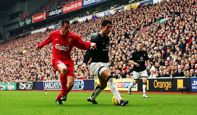 Tháng 9/2009, Ronaldo trở lại Anfield với mục tiêu đem lại chiến thắng cho M.U. Thế nhưng, nguyện vọng của siêu sao người Bồ Đào Nha đã không thể trở thành hiện thực cho dù anh thi đấu trọn vẹn 90 phút.