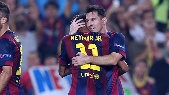 Neymar va Messi khoi dong hoan hao truoc Sieu kinh dien hinh anh