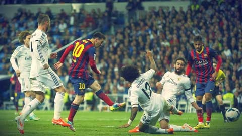 Messi được kỳ vọng sẽ trừng phạt hàng thủ lỏng lẻo đang ngủ quên trên chiến thắng của Real.