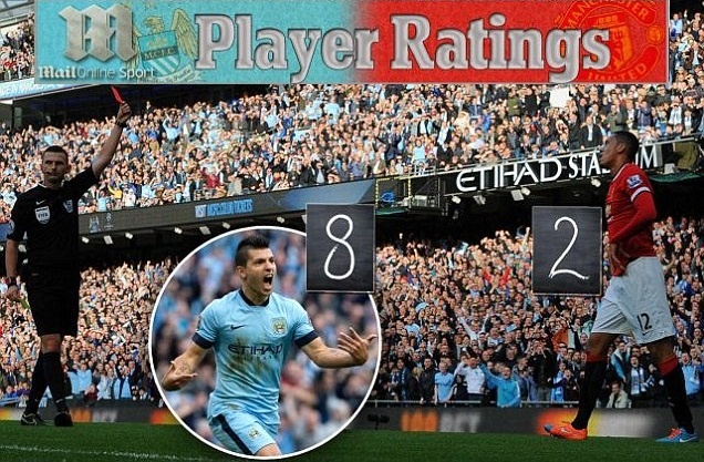 Cham diem derby Manchester: M.U chi nhinh hon o mot vi tri hinh anh