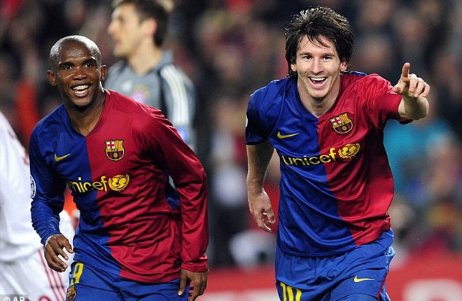 Số pha kiến tạo của Messi ngang bằng thành tích của người đồng đội cũ Samuel Eto’o. Tuy nhiên, siêu sao người Argentina mất 89 trận để đạt cột mốc trên trong khi Báo đen chỉ mất 74 trận.