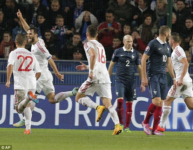 Highlights: Phap 1-1 Albania hinh anh