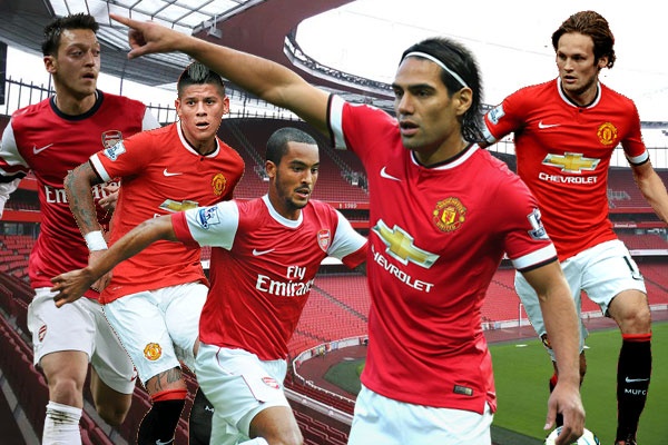 Doi hinh ngoi sao chan thuong ket hop giua Arsenal va M.U hinh anh