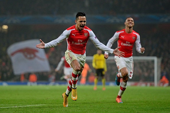 3 - Alexis Sanchez ghi 3 bàn trong 5 trận tại Champions League dưới màu áo Arsenal, bằng tổng số pha lập công của anh sau 24 lần thi đấu cho Barca tại giải đấu này.