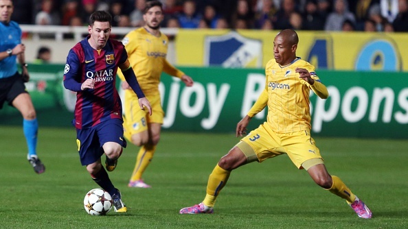 Sau khi lập hat-trick để trở thành chân sút vĩ đại nhất La Liga với 253 bàn, Messi tiếp tục tỏa sáng với một cú hat-trick khác tại Champions League góp phần vào chiến thắng 4 sao trước APOEL. Thành tích đó giúp siêu sao 27 tuổi phá sâu kỷ lục của Raul tại giải đấu danh giá nhất cựu lục địa với 74 pha lập công.