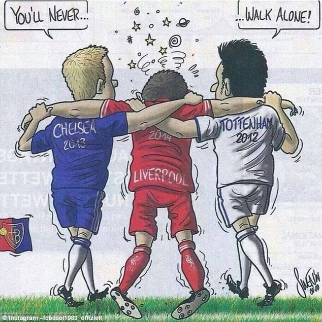 Mùa giải năm ngoái, Chelsea và Tottenham cũng sớm bị đánh bật khỏi cuộc chơi. Do đó, hai đội bóng thành London rất đồng cảm với tình cảnh của Liverpool ở thời điểm hiên tại.