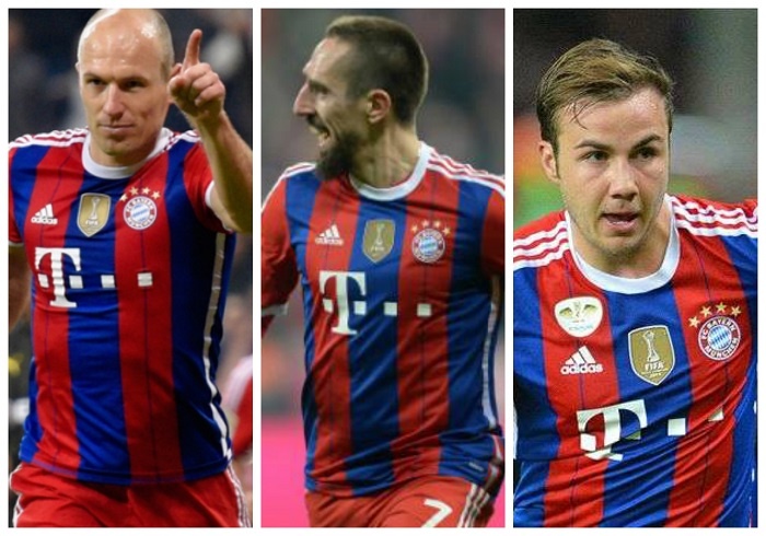 Robert Lewandowski và Thomas Mueller đều là những ngôi sao đẳng cấp thế giới, tuy nhiên, họ lại không có mặt trong bộ ba ăn ý nhất ở Bayern. Thay vào đó, Robben - Ribery - Goetze mới là “mũi đinh ba” thường xuyên gieo rắc nỗi kinh hoàng cho mọi hàng thủ. R.R.G ghi dấu ấn trong 26 bàn thắng của nhà ĐKVĐ Bundesliga kể từ đầu mùa.