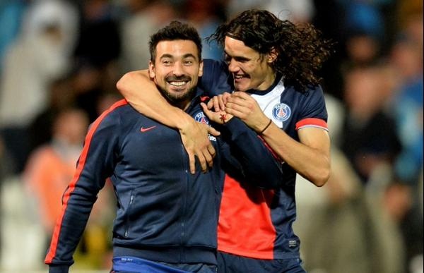Edinson Cavani và Ezequiel Lavezzi đang gây sức ép lên BLĐ PSG để được ra đi? Ảnh: Getty Images.