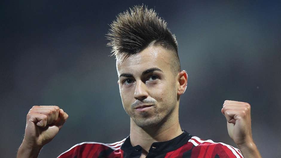 Stephan El Shaarawy (AC Milan/Italy): Kiểu tóc trẻ trung và cá tính giúp El Shaarawy có thêm sự tự tin khi thi đấu.