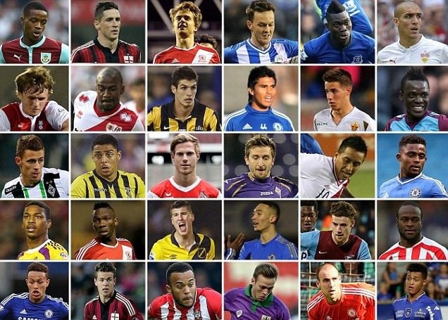 30 cầu thủ bị Chelsea đem cho mượn mùa này.