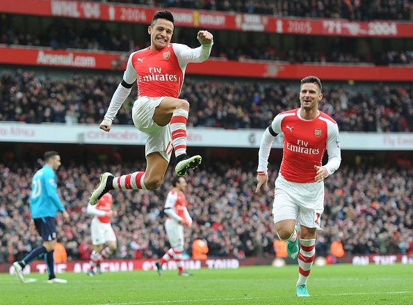 Arsenal 3-0 Stoke: Alexis Sanchez toa sang ruc ro hinh anh