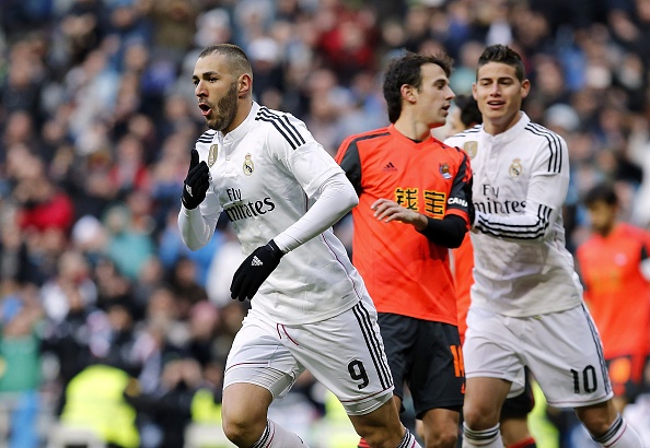 Real Madrid 4-1 Sociedad: Benzema an ui Ronaldo bang cu dup hinh anh